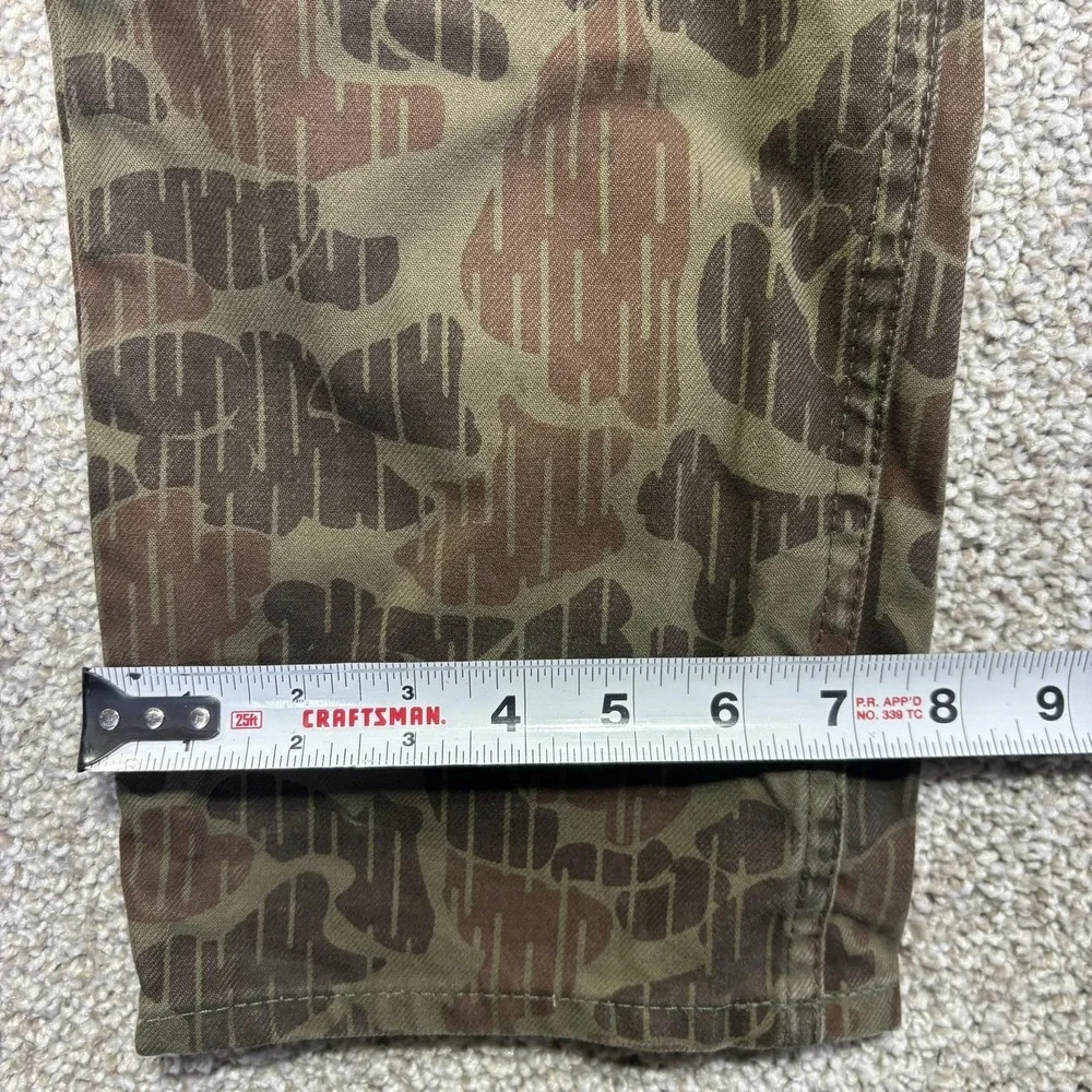 RGT Pants Mens 32x30 Green Camo Officer Trouser Slim Taper Chino USA